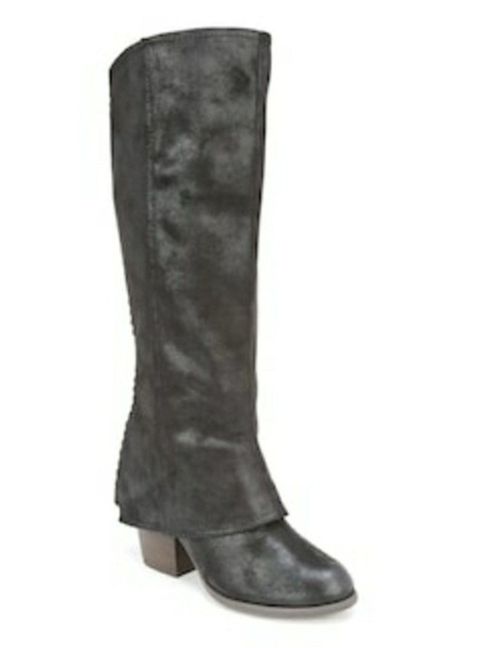 Fergalicious Lundry Black Heeled Boots - 9